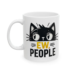 Cat Lover's coffee Mug attitude | Funny Gift for Cat Owners  Cute Cat Design | Purrfect Coffee Cup | Pet Lover's Gift