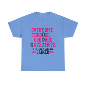 Inspirational Cancer Awareness Tee, Unisex Cotton Shirt, Supportive Tee, Gift for Survivors, Breast Cancer Awareness, Strength and [...]