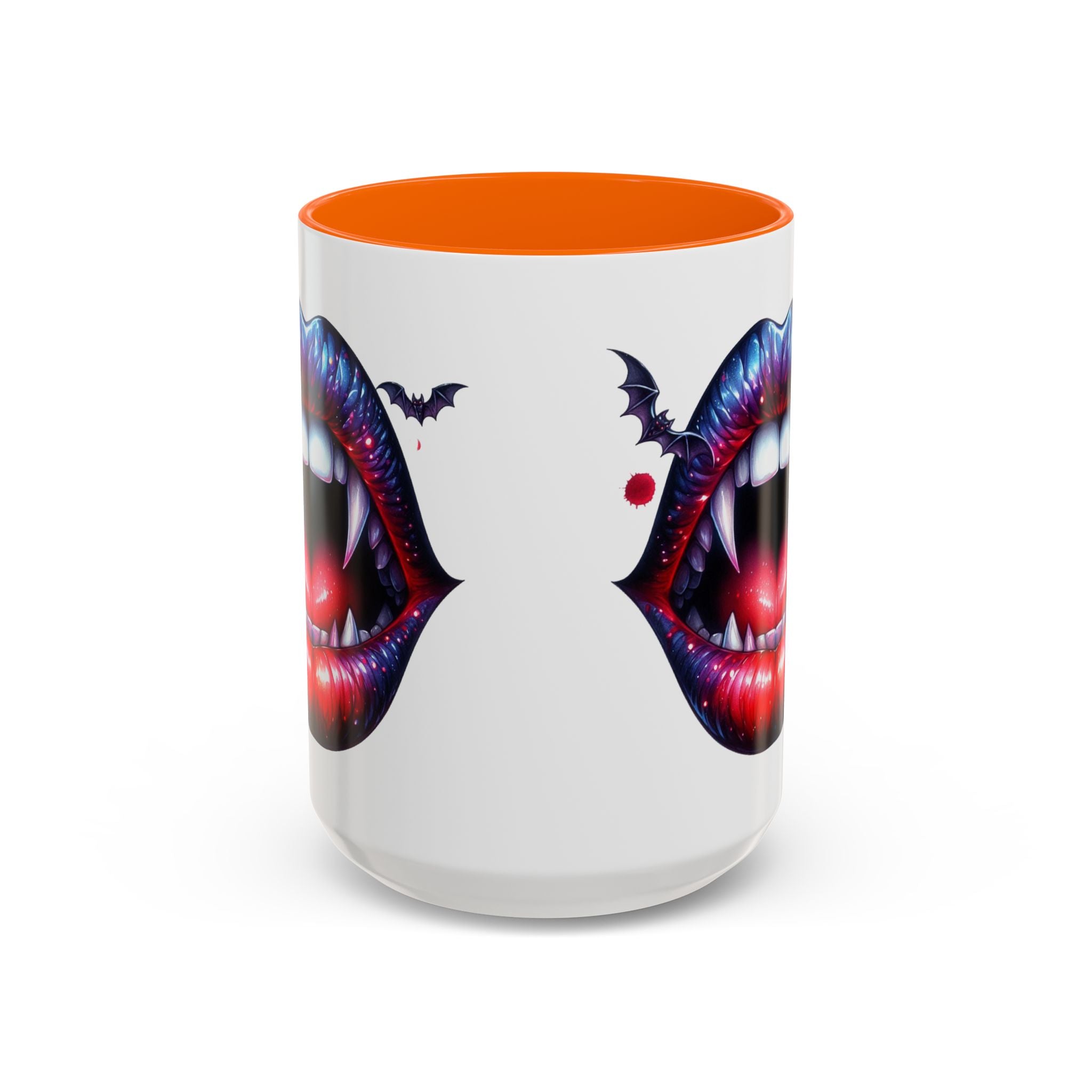 Vampire Lips Coffee Mug, Gothic Drinkware, Halloween Gift, Spooky Kitchen Decor, Vampires, Halloween Party Accessories