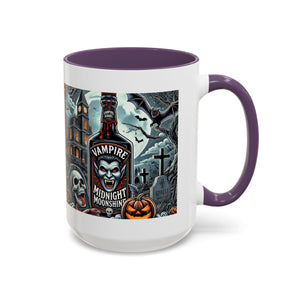 Gothic vampire Halloween Coffee Mug, Spooky Decor, Skull Design, Gift for Horror Lovers,  Party Essential, Unique Drinkware
