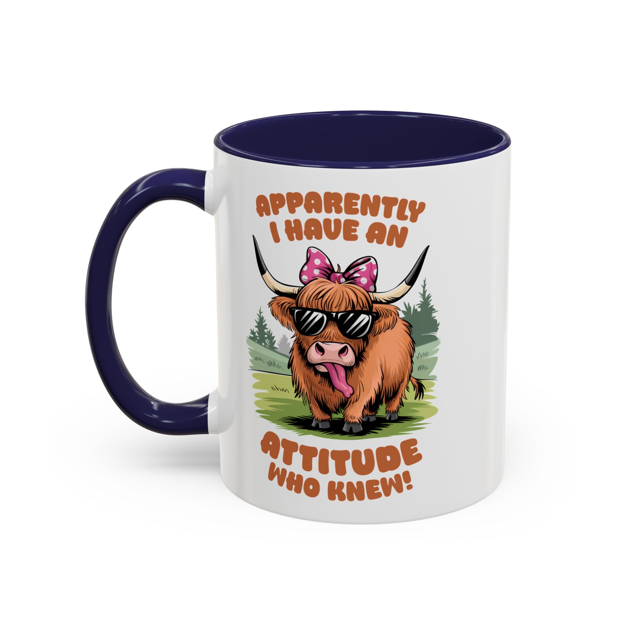 Fun Attitude Coffee Mug - Perfect Gift for Animal Lovers cow farm humor