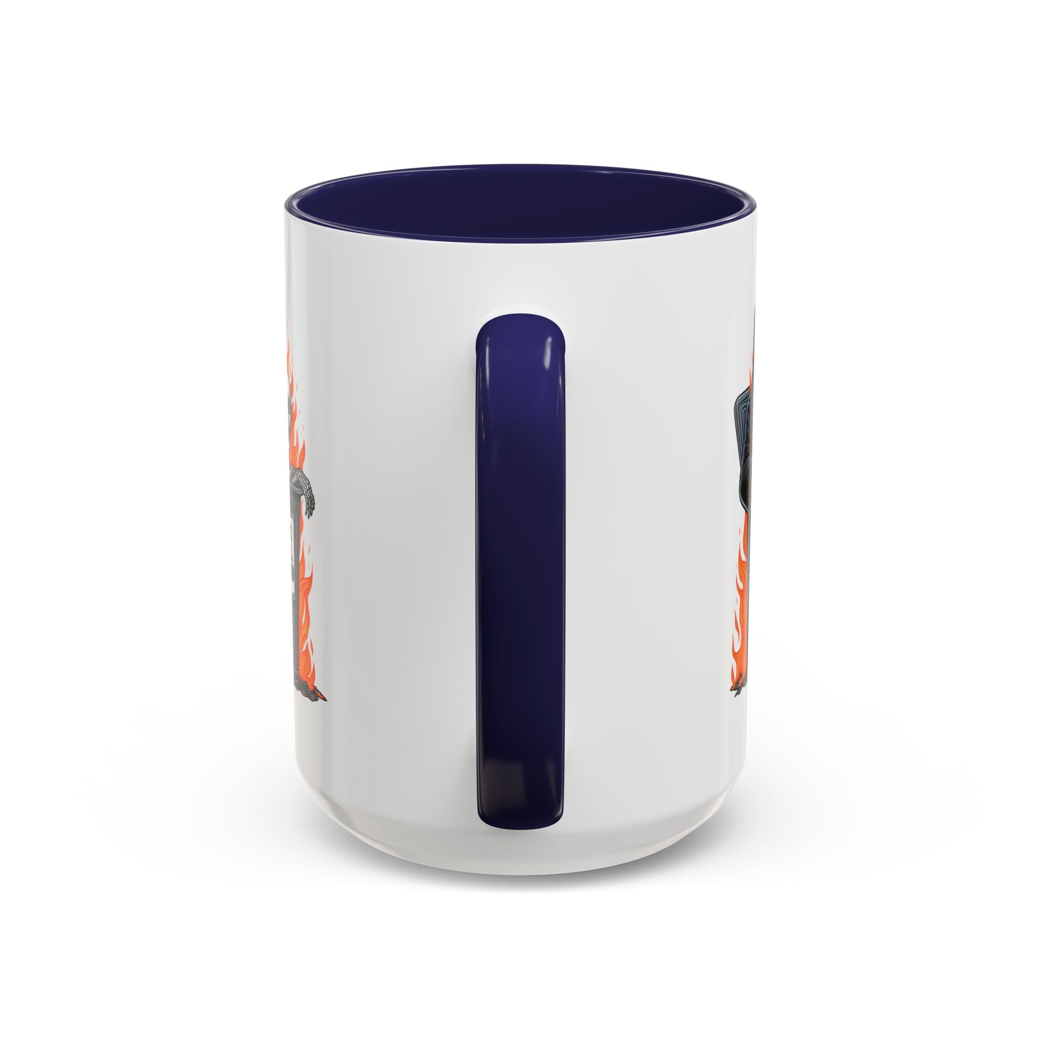 Funny Grim Reaper Coffee Mug - Perfect for Halloween, Gift for Friends, Quirky Kitchen Decor, Novelty Drinkware