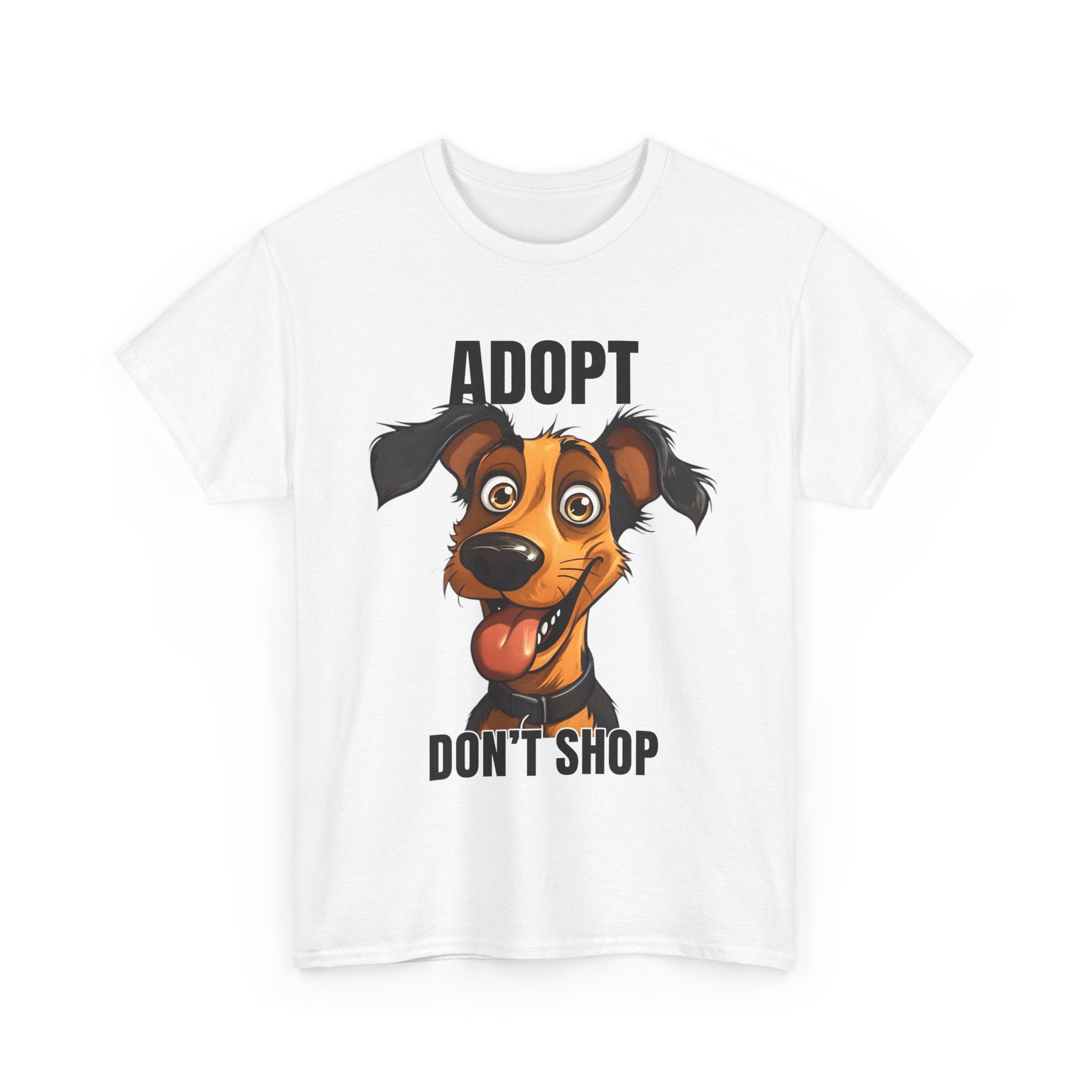 Funny Dog Adoption Tee, Unisex Tee, Pet Lover Gift, Animal Rescue Shirt, Dog Lover Apparel, Adopt Don't Shop Tee