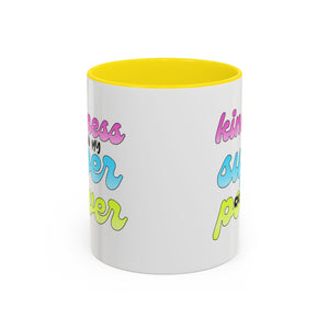 Kindness Superpower Coffee Mug, Inspirational Gift for Friends, Motivational Work Mug, Cute Drinkware for All Occasions, Unique