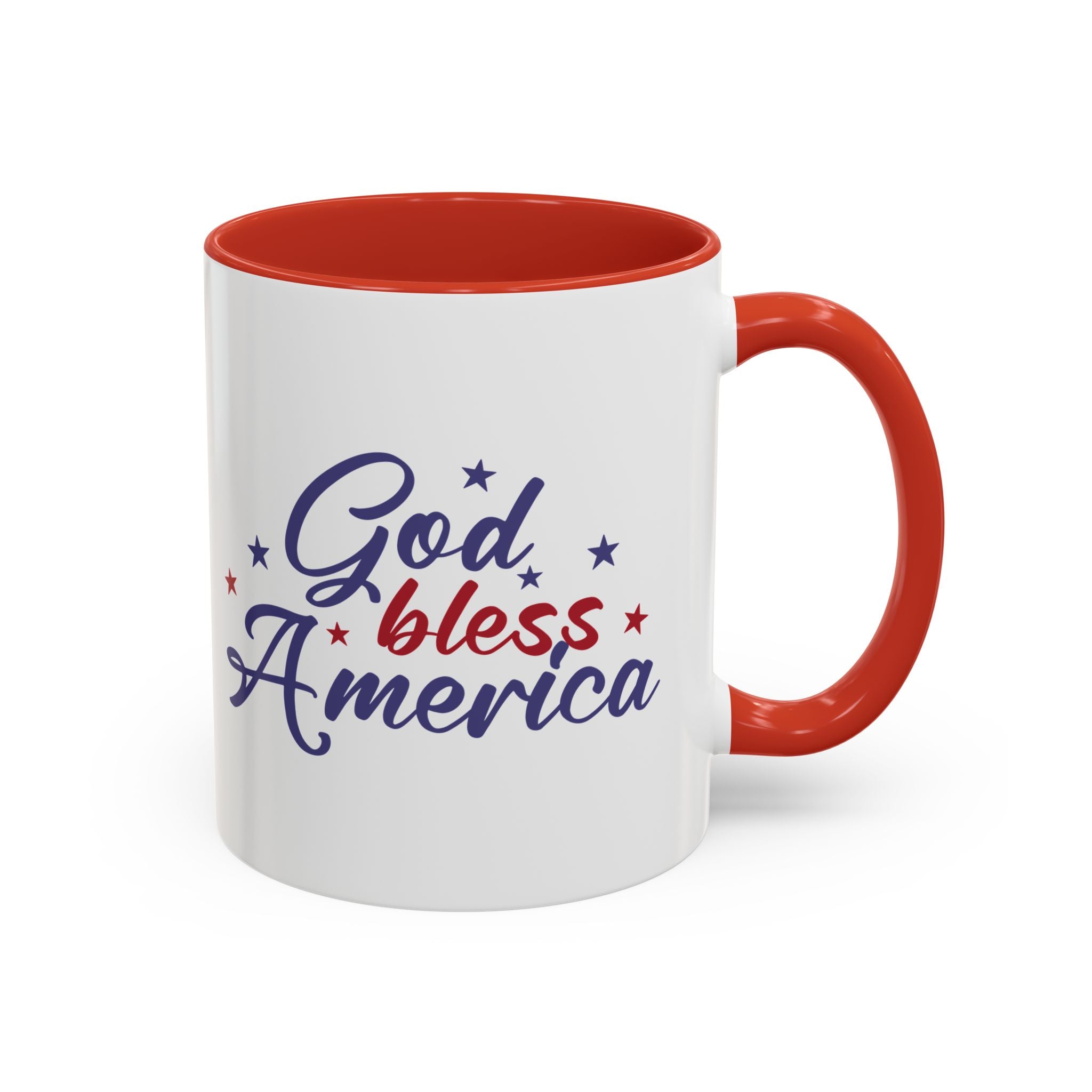 Patriotic Coffee Mug - God Bless America Design