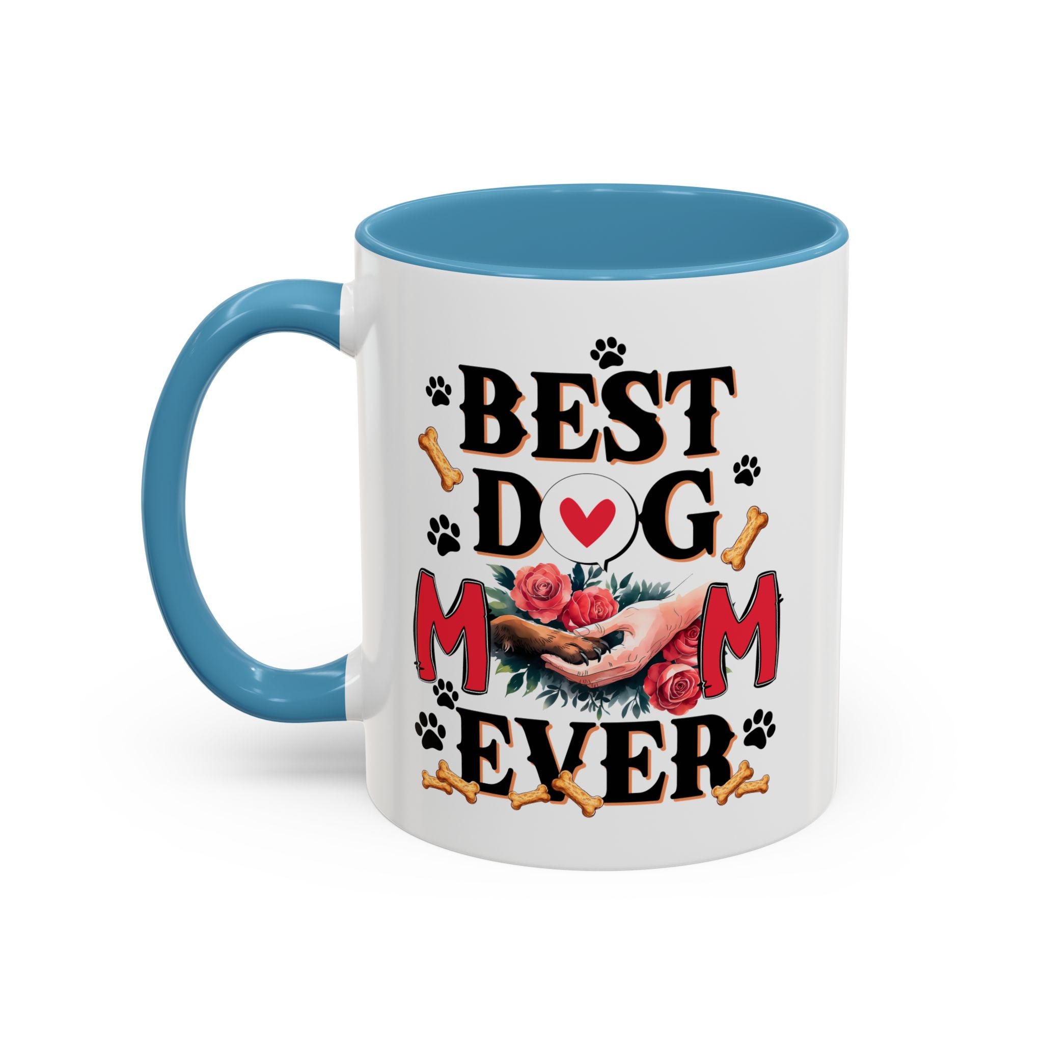 Best Dog Mom Ever Coffee Mug - Perfect Gift for Dog Lovers, Pet Moms, Animal Lovers, Dog-Themed Kitchen Decor, Best Friend Gift