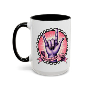 Rock 'n' Roll Accent Coffee Mug - Perfect for Music Lovers, Gift for Her, Unique Office Mug, Fun Coffee Cup, Empowering Gift Idea