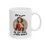 attitude Funny retro coffee Mug for Coffee Lovers, Gift for Him/Her, Office Humor  Cute Coffee Cup