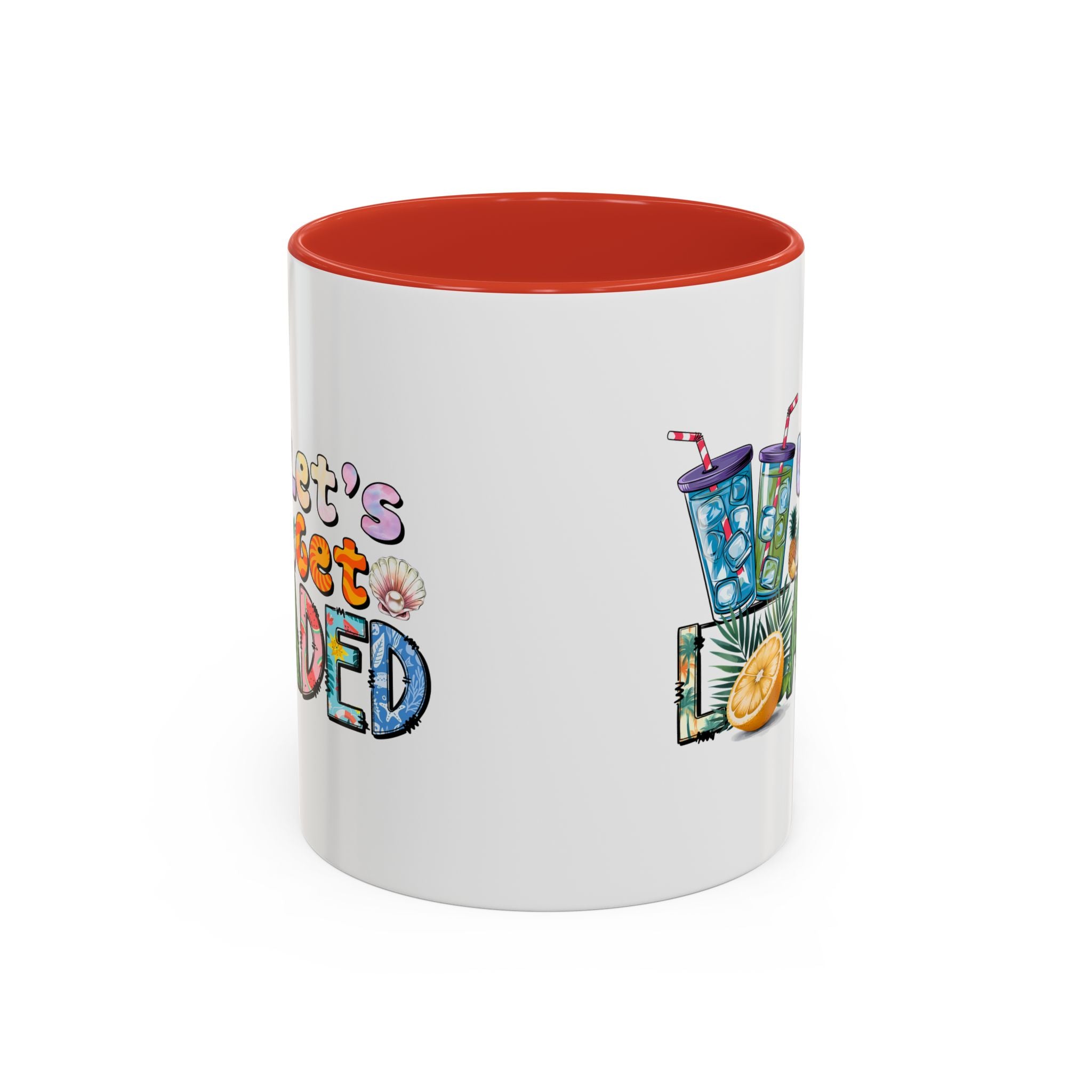 Colorful 'Let's Get Loaded' Coffee Mug - Fun Drinkware for Parties & Gatherings