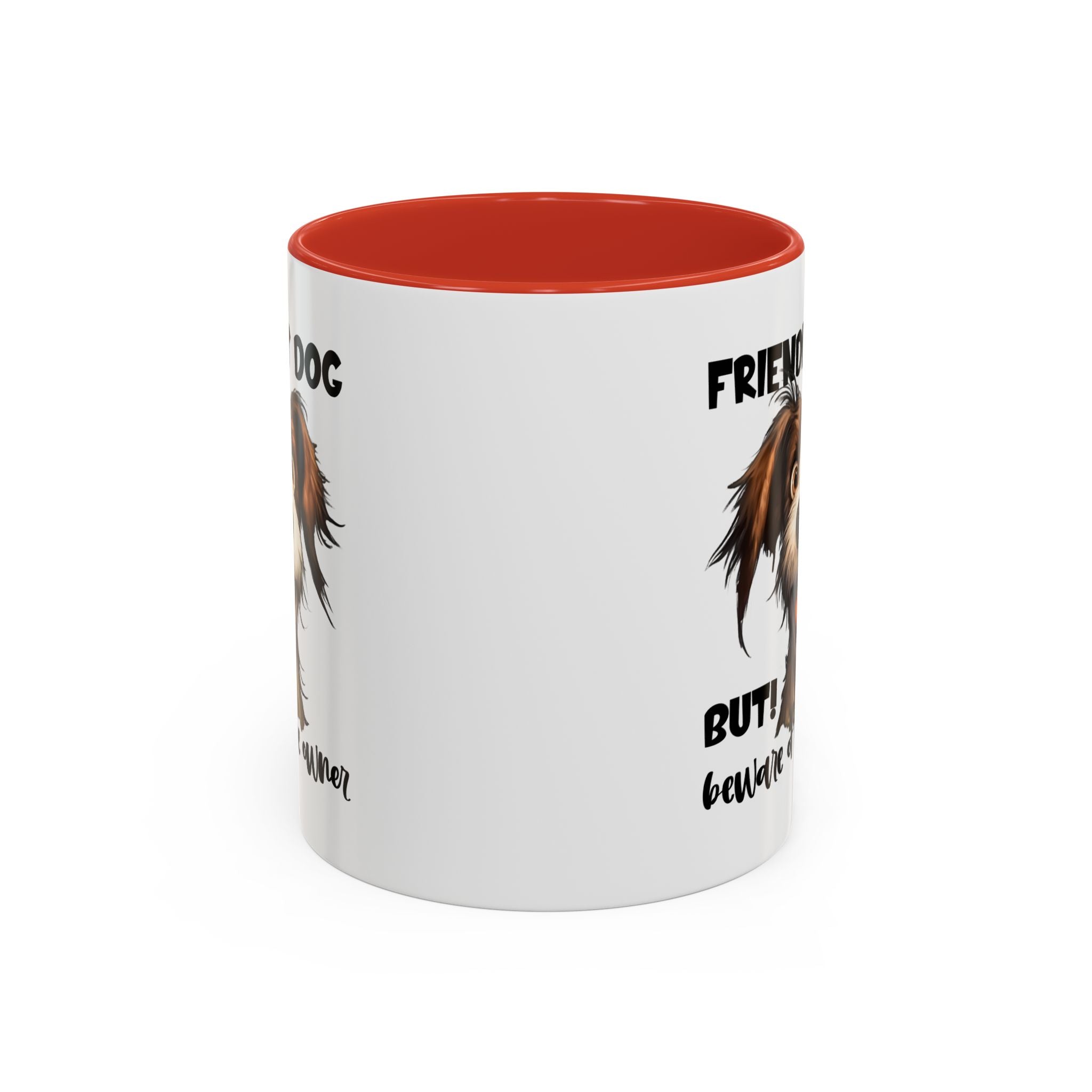 Friendly Dog Owner Mug, Dog Lover Gift, Funny Coffee Cup, Pet Owner Humor, Animal Lover Present, Holiday Gift for Dog Lovers