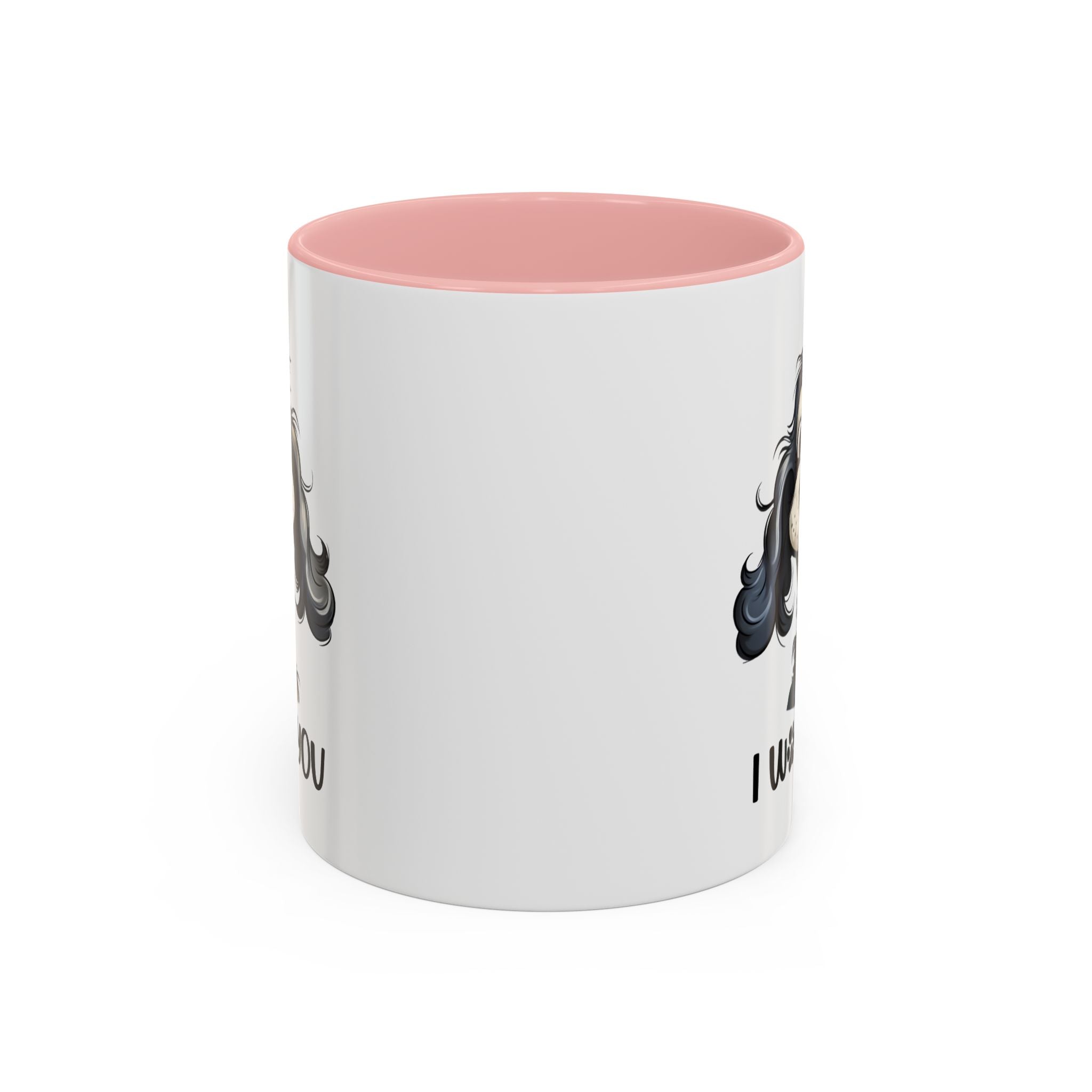 Dog Lover's Accent Coffee Mug - I Woof You, Pet Gift, Animal Lover Cup, Dog Mom Mug, Cute Dog Design, Fun Coffee Cup