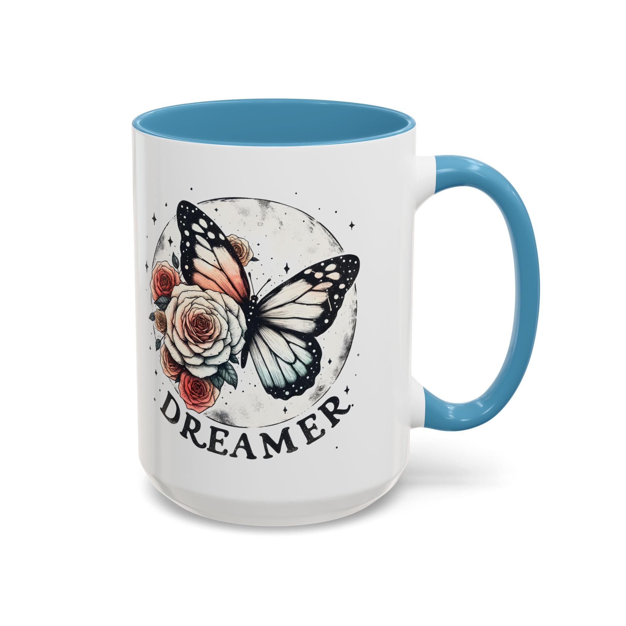 Dreamer Butterfly Coffee Mug - Stylish Accent for Creatives positive vibe freedom nature lover
