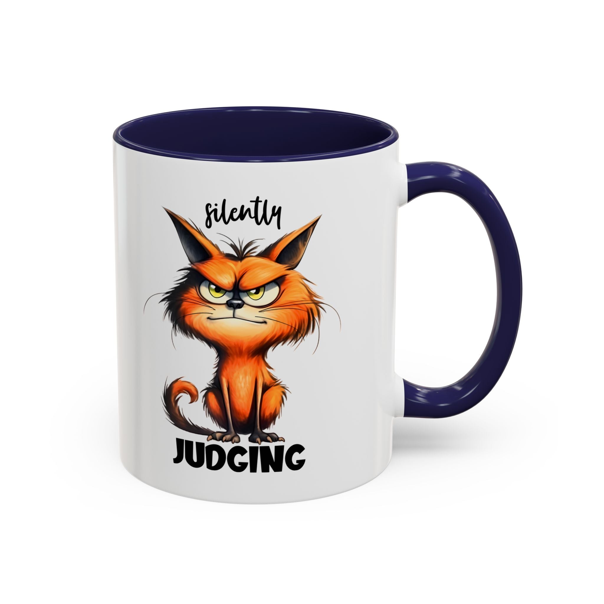 sarcasm attitude  Cat Coffee Mug - Just Judging - Perfect Gift for Cat Lovers, Pet Owners, Birthdays,  Funny Mug