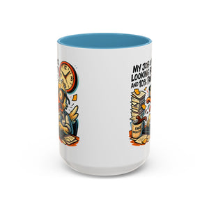 Funny Office Duck Coffee Mug | Perfect Gift for Office Workers, Desk Jokes, Humor, Funny Barista Mug, Creative Gift Idea
