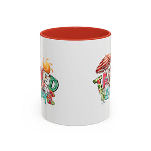 Tanned & Tipsy Accent Coffee Mug - Perfect for Summer Vibes & Beach Lovers party
