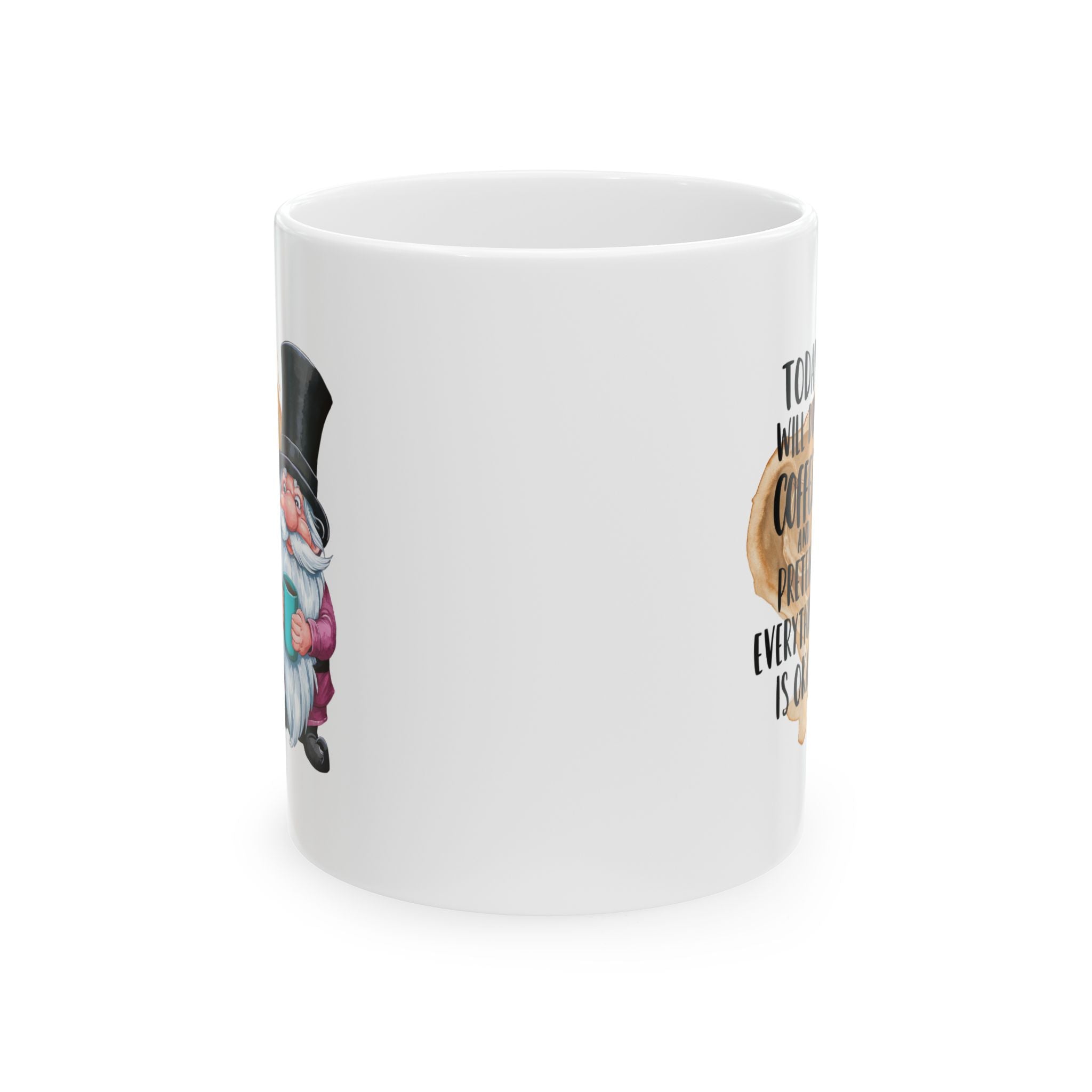 coffee Mug for Coffee Lovers, Fun Gift for Holidays, Unique Tea Cup, Seasonal Decor