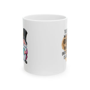 coffee Mug for Coffee Lovers, Fun Gift for Holidays, Unique Tea Cup, Seasonal Decor