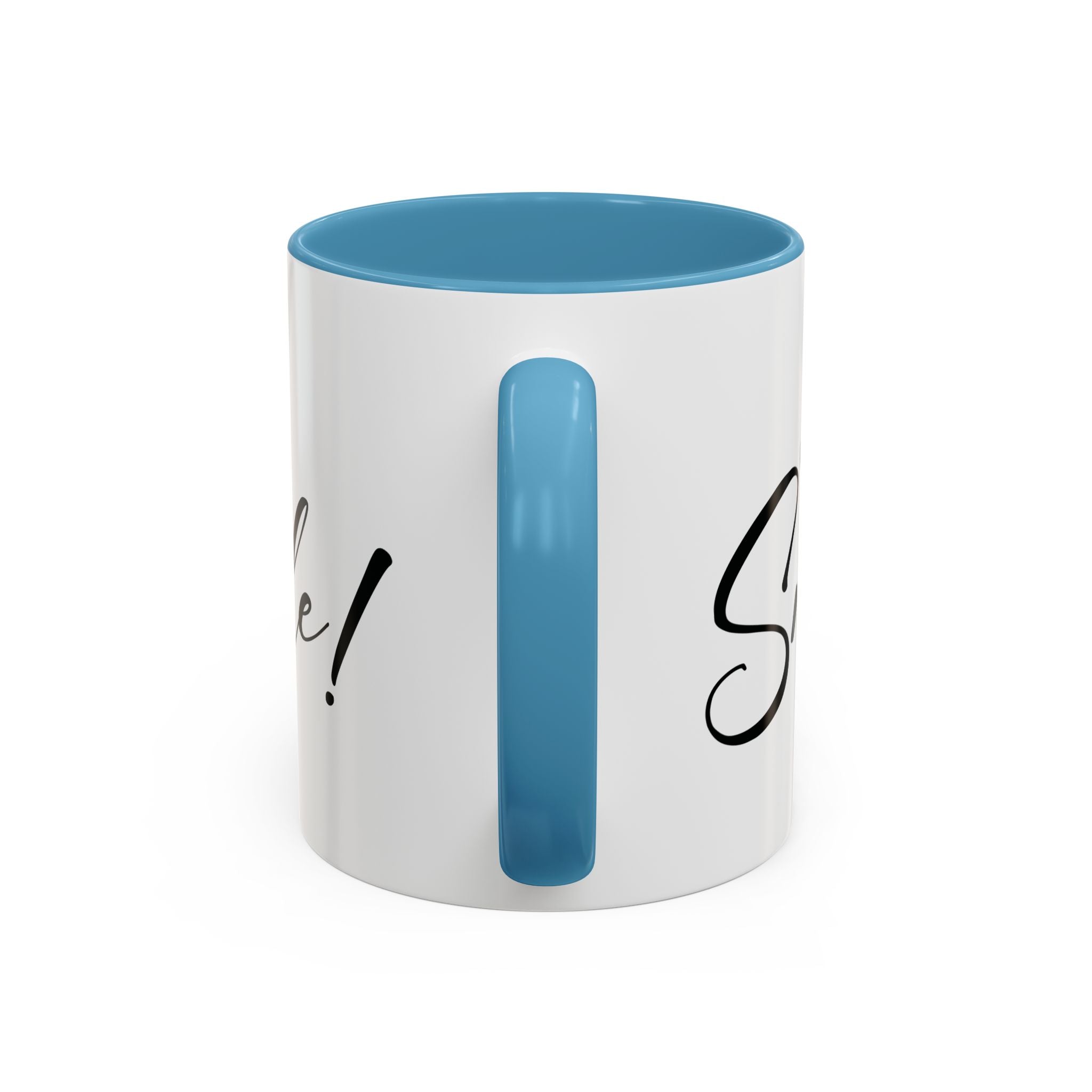 Inspirational Accent Coffee Mug - "You Make Me Smile!" - Perfect Gift for Friends & Family