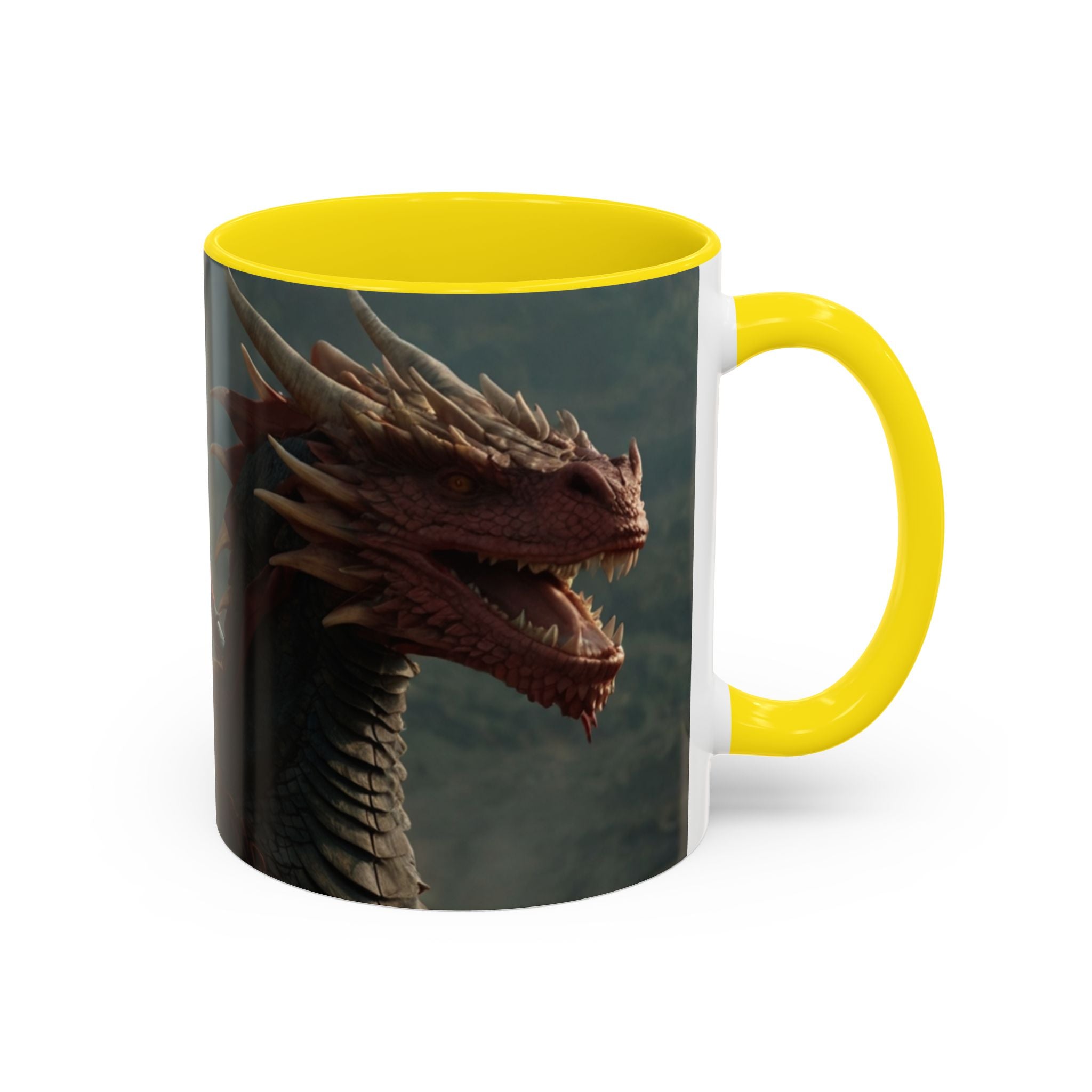 gothic woman warrior Fantasy Dragon Rider Coffee Mug