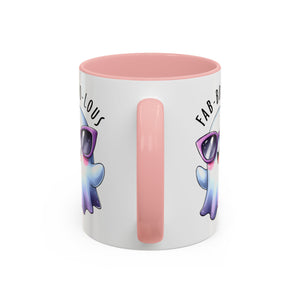 Fab-Boo-Lous Ghost Coffee Mug | Cute Halloween Mug, Fun Gift for Ghost Lovers, Spooky Seasonal Decor, Adorable Tea Cup