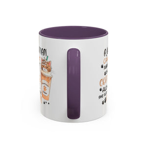 Cat Lover Coffee Mug - "A Woman Cannot Survive on Coffee Alone..."