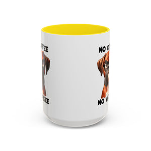 Boxer Dog Coffee Mug - No Coffee No Workee, Funny Dog Lover Gift, Pet Owner Tea Cup, Animal Lover Kitchen Decor, Boxer Mom Mug