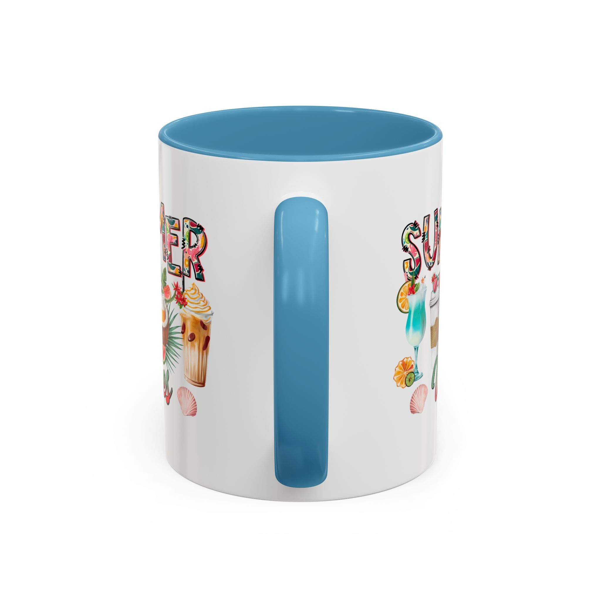 Summer Vibes Accent Coffee Mug - 11oz & 15oz - Perfect for Sunny Days & Celebrations