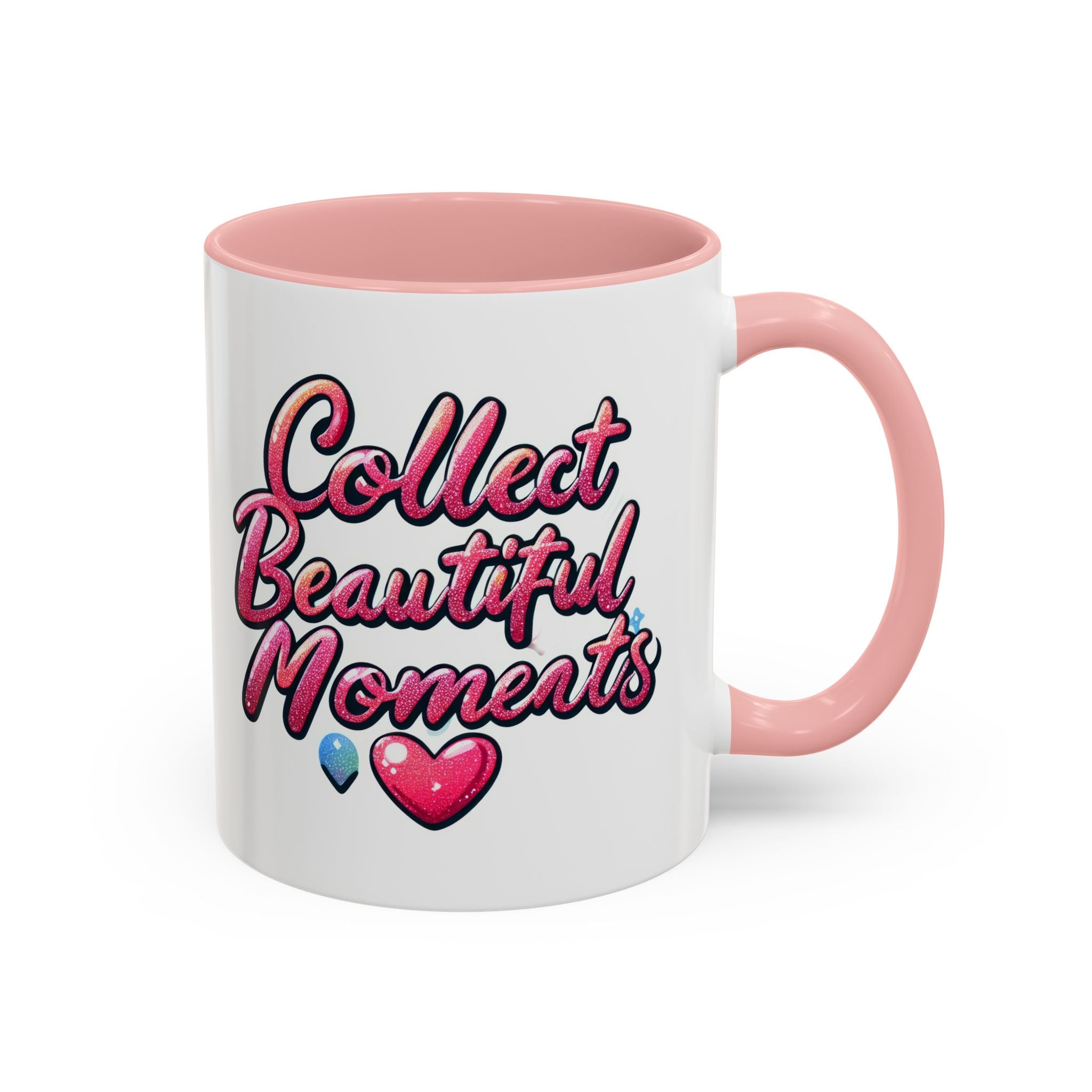 Collect Beautiful Moments Coffee Mug - 11oz & 15oz positive vibe love heart cup