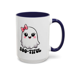 Cute Ghost Coffee Mug - Perfect for Halloween, Gift for Friends, Spooky Season, Cozy Vibes, Boo-tiful Design