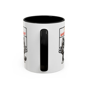 I do what I want funny cat Accent Coffee Mug (11, 15oz)