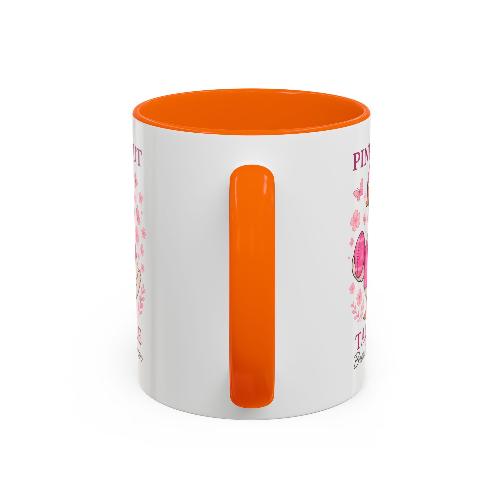 Breast Cancer Awareness Coffee Mug, Pink Out Tackle Duck Design, Supportive Gift for Fighters & Survivors, Cheerful Office Decor, [...]