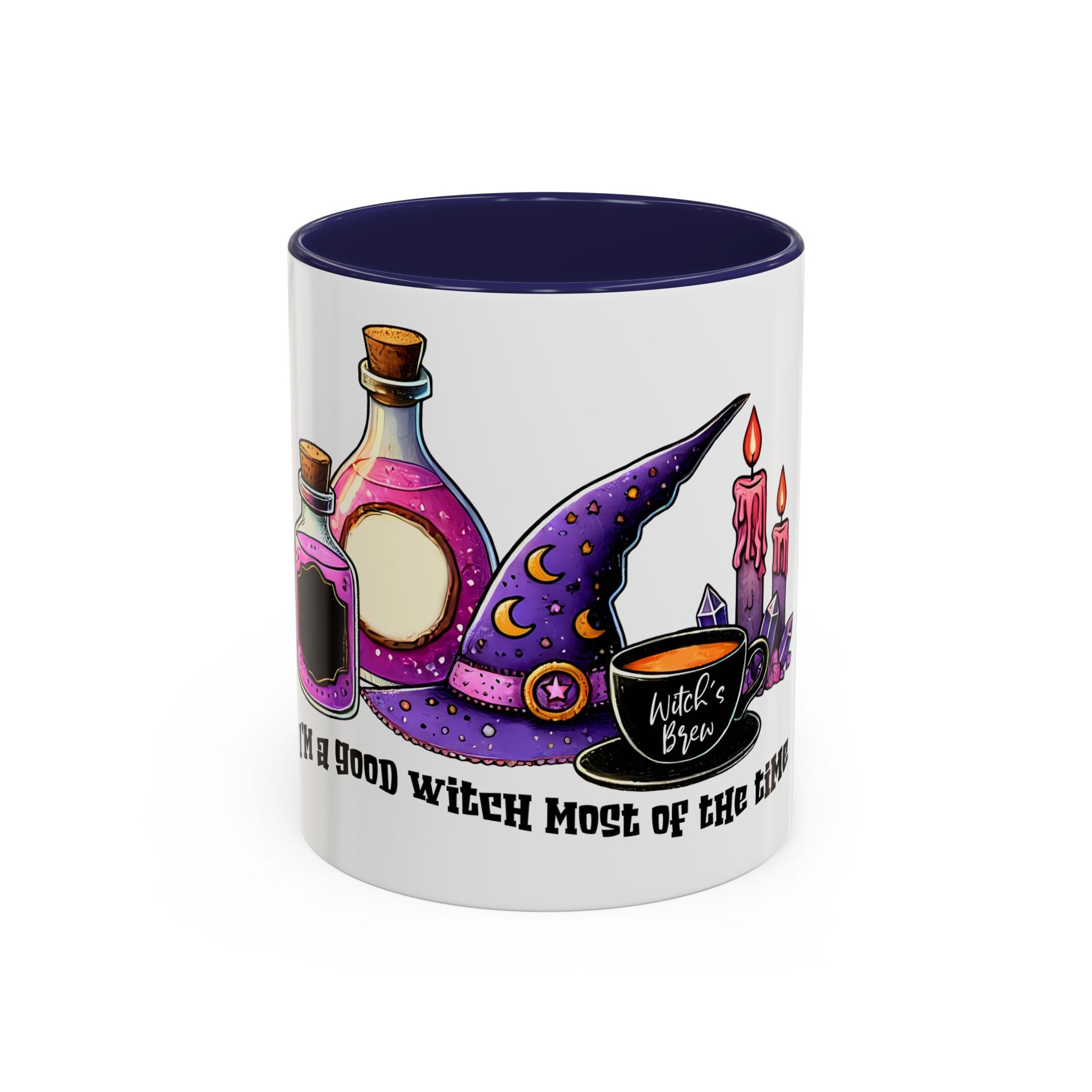 Halloween good witch Accent Coffee Mug (11, 15oz)