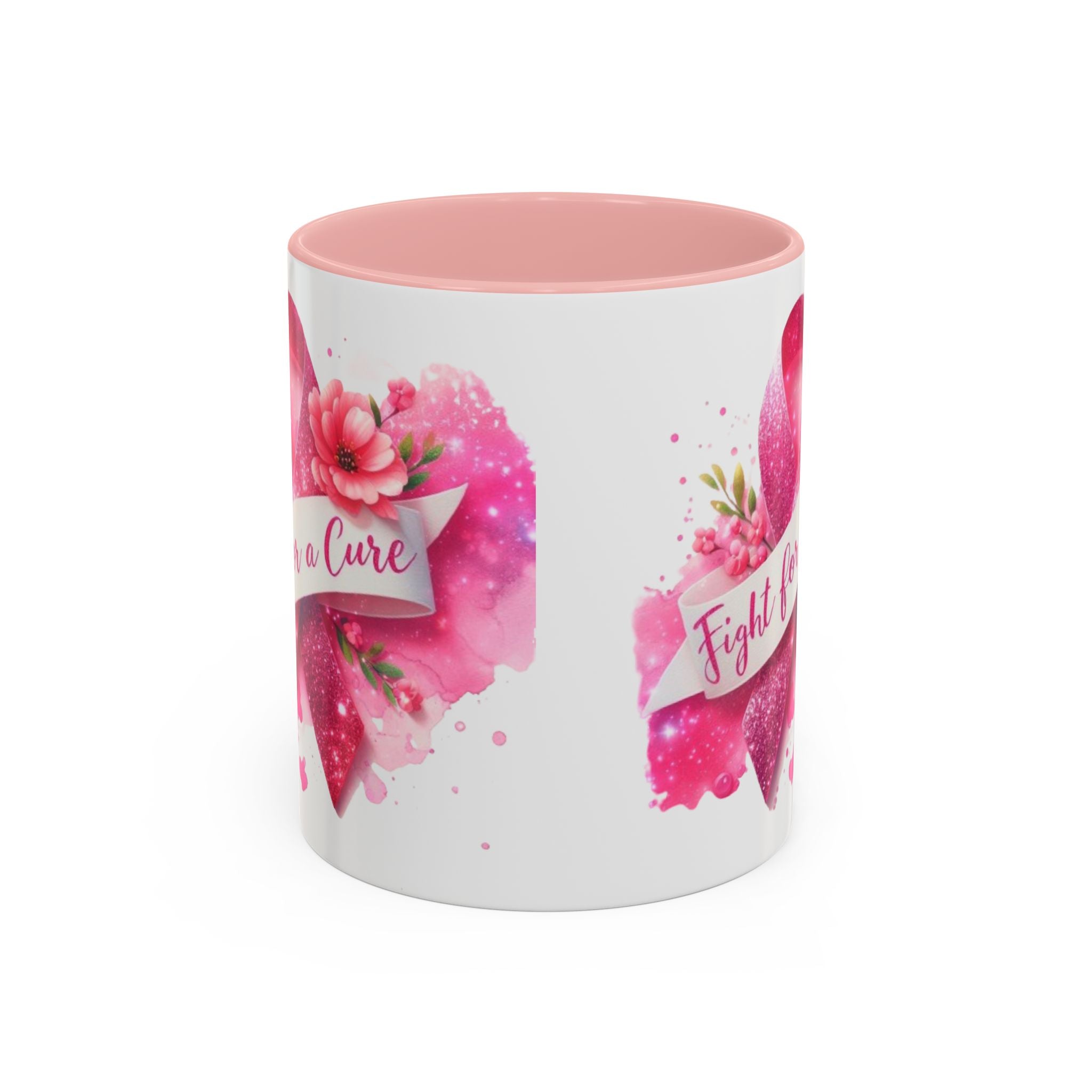 Inspirational Breast Cancer Awareness Coffee Mug - Fight for a Cure, Support Cancer Survivors, Gifts for Her, Pink Ribbon Design, [...]