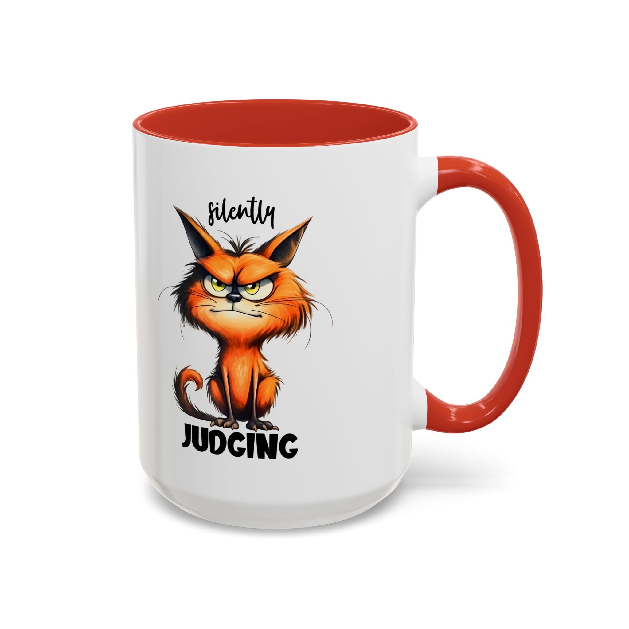 sarcasm attitude  Cat Coffee Mug - Just Judging - Perfect Gift for Cat Lovers, Pet Owners, Birthdays,  Funny Mug