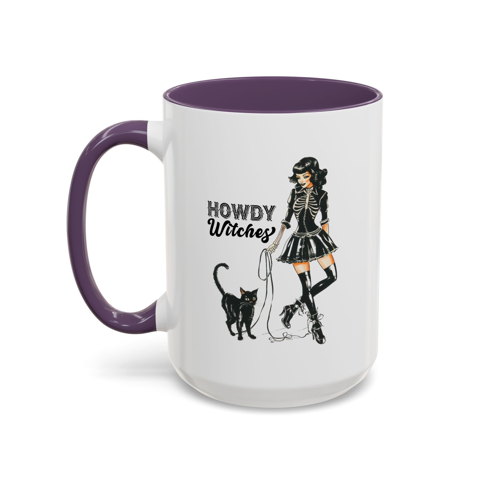 Spooky Cat Coffee Mug, Halloween Gifts, Witchy Home Decor, Black Cat Mug, Cozy Drinkware, Magical Kitchen Accessories