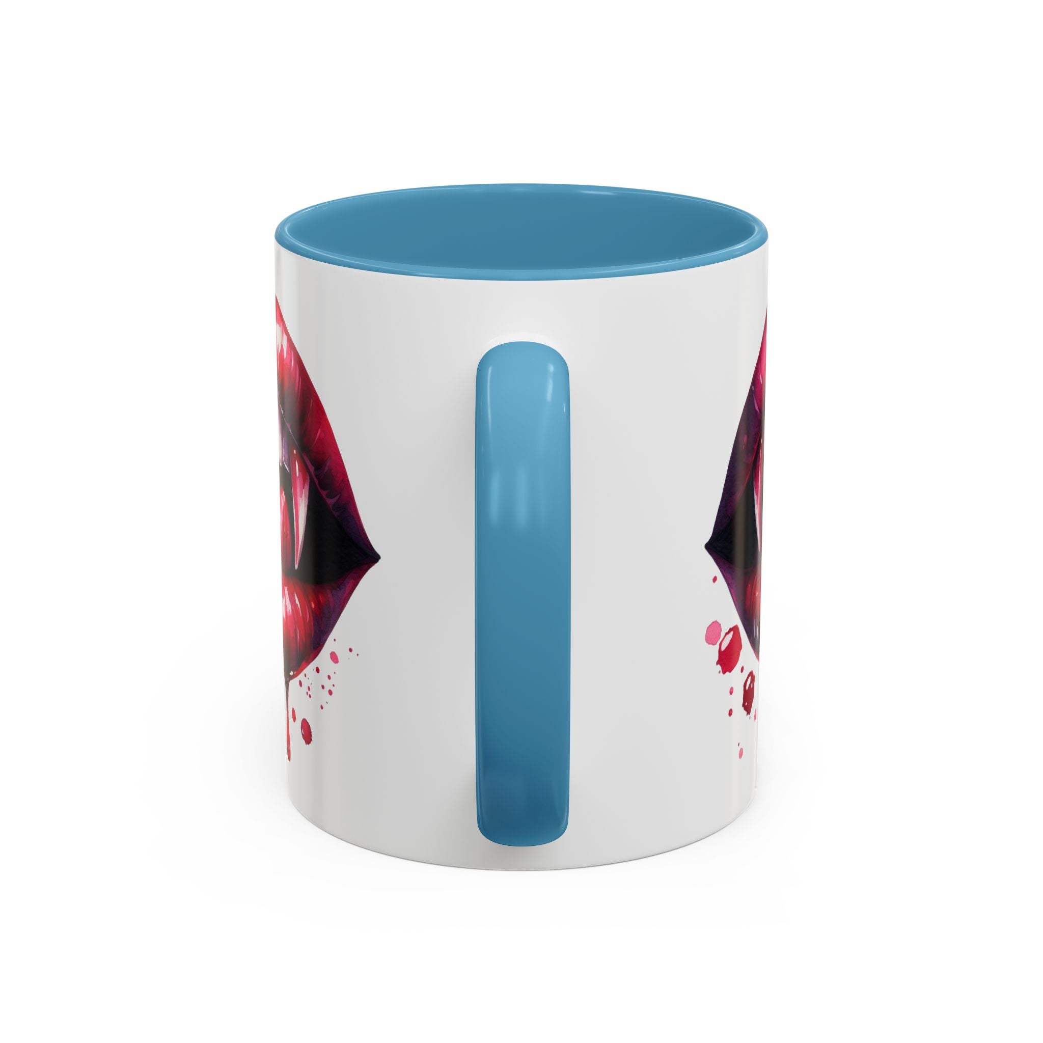 Gothic Vampire Teeth Coffee Mug – Perfect for Halloween, Spooky Occasions, Gift for Horror Lovers, Unique Accent Cup
