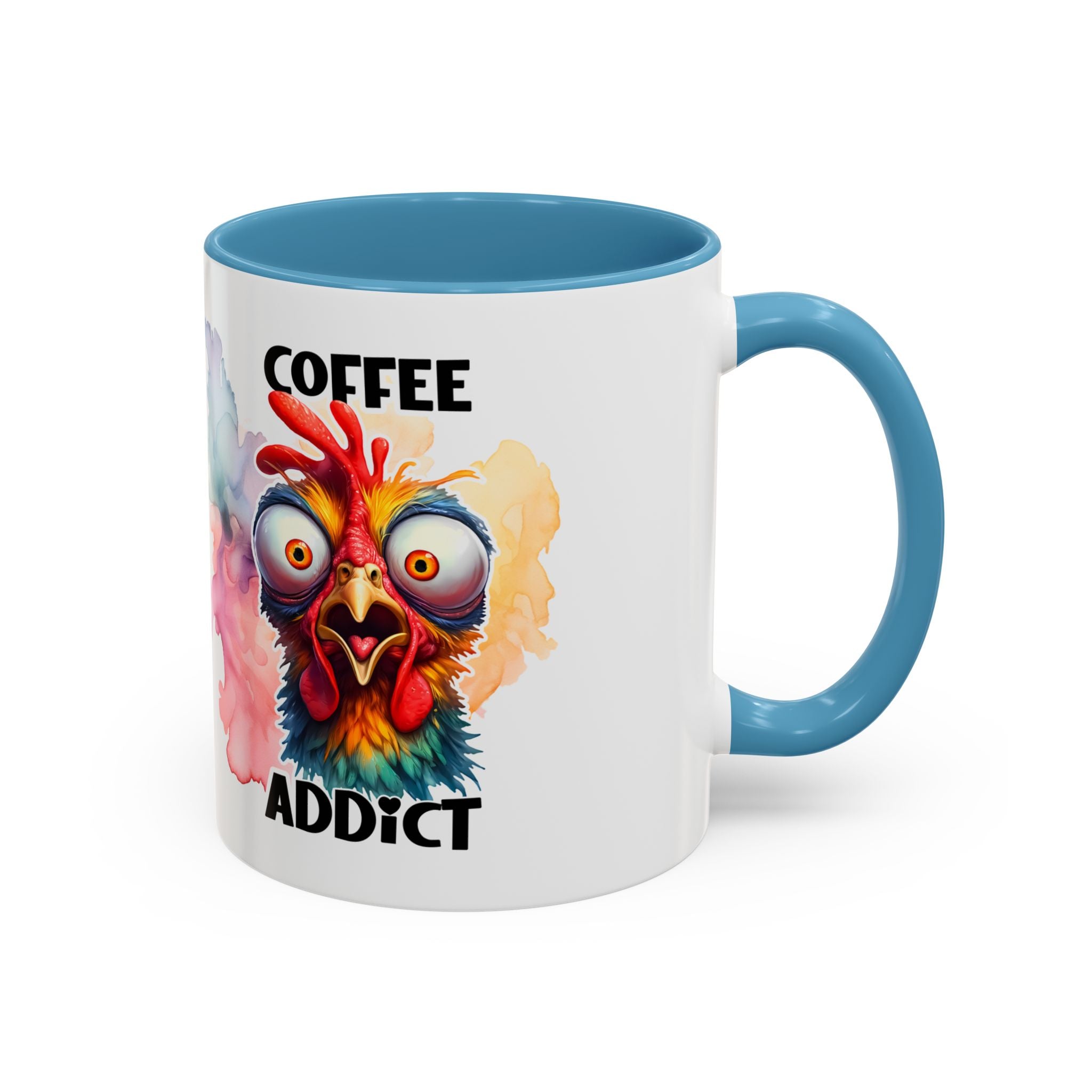 Coffee Addict Mug, Funny Coffee Lover Gift, Unique Kitchen Decor, Quirky Morning Brew Cup, Perfect for Birthdays & Holidays