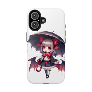 vampire girl horror art Tough Phone Cases