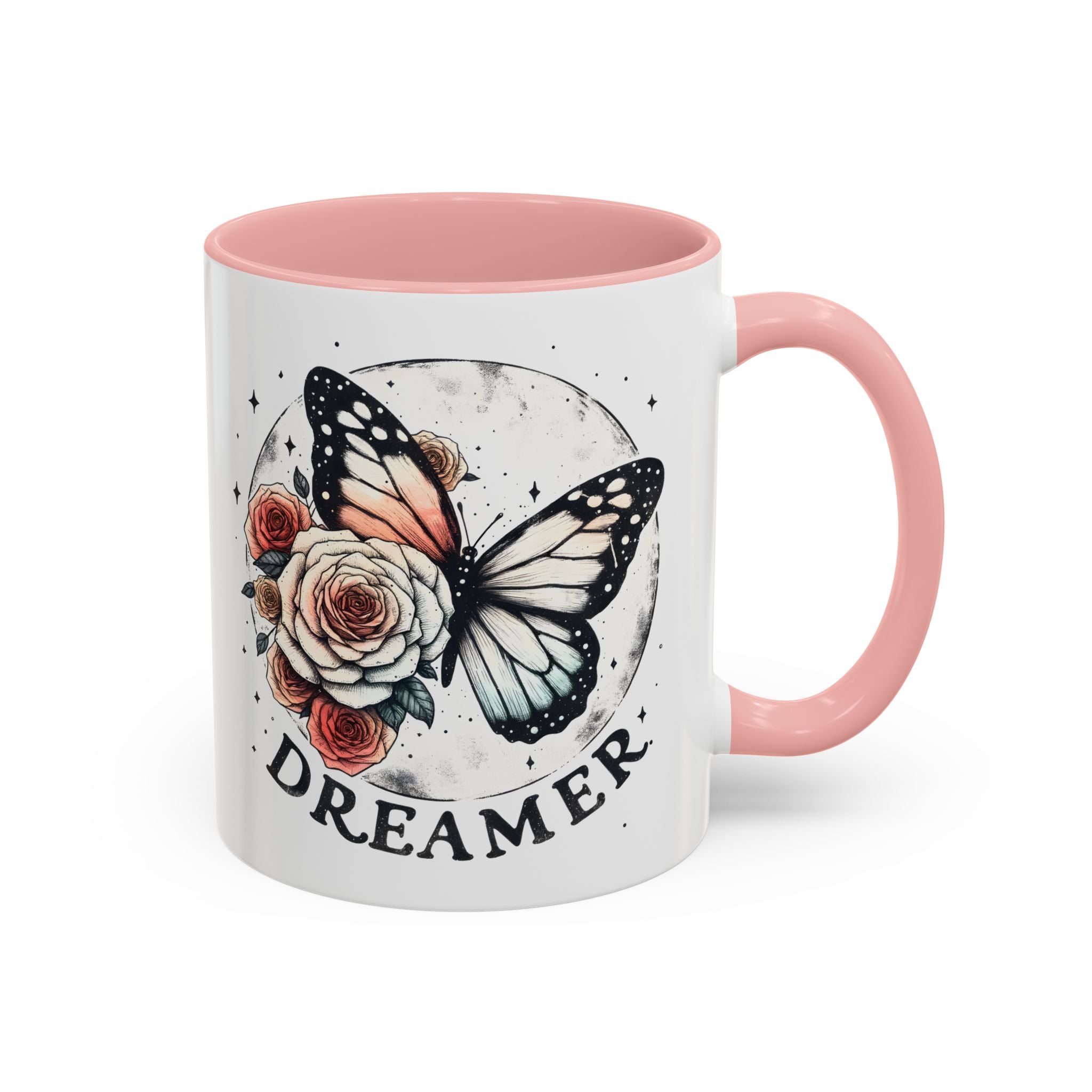 Dreamer Butterfly Coffee Mug - Stylish Accent for Creatives positive vibe freedom nature lover