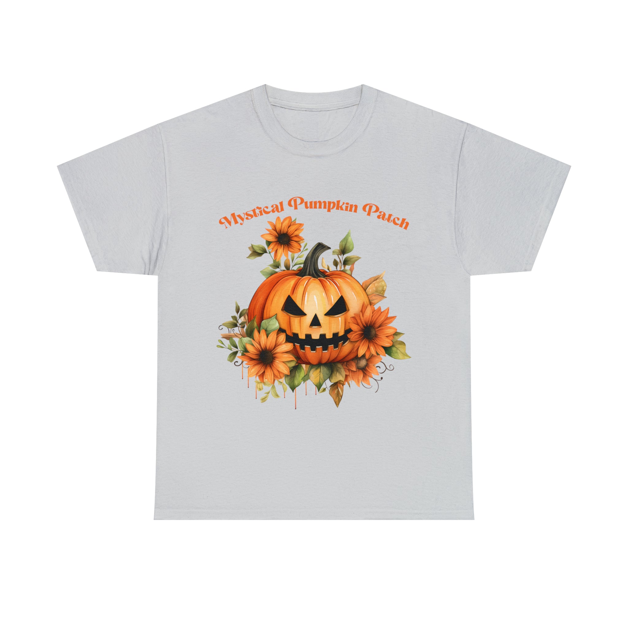 Halloween unisex t shirt mystical pumkin patch fall fun stocking stuffer Unisex Heavy Cotton Tee