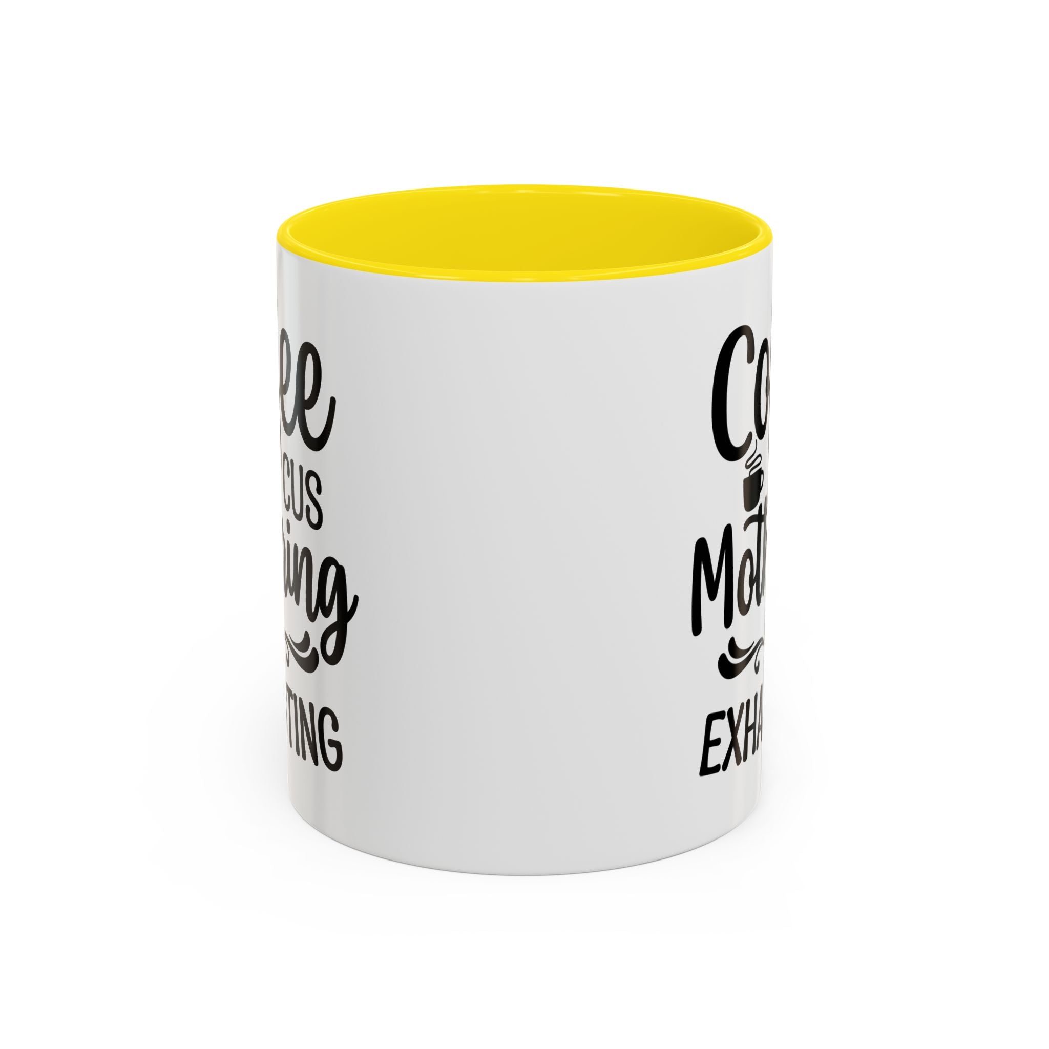 Exhausting Motherhood Coffee Mug, Funny Gift for Moms, Cute Java Cup, Coffee Lover's Mug, Parent Humor, Unique Kitchen Decor