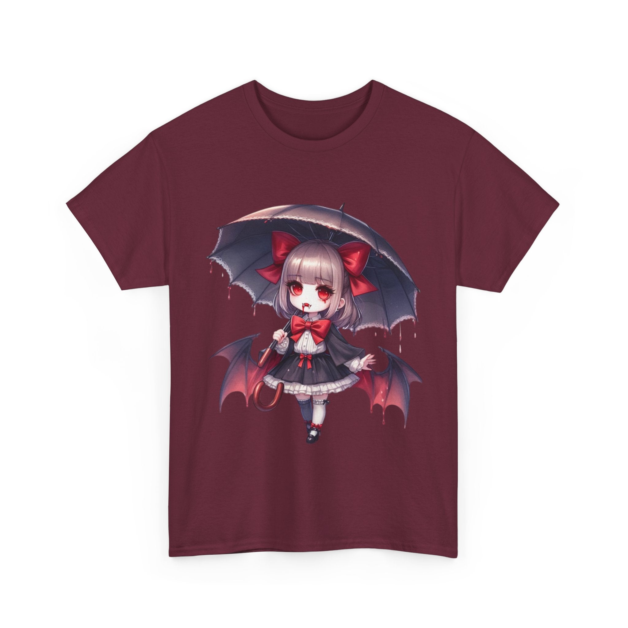 vampire girl horror Unisex Heavy Cotton Tee men women png31