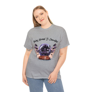 Halloween shirt normal is overrated gift for her and him Unisex Heavy Cotton Tee