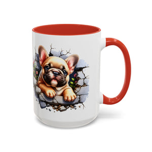 Charming Dog-Themed Coffee Mug, Perfect for Pet Lovers, Gift for Dog Owners, Cute French Bulldog Art, Ideal for Birthdays and Holidays