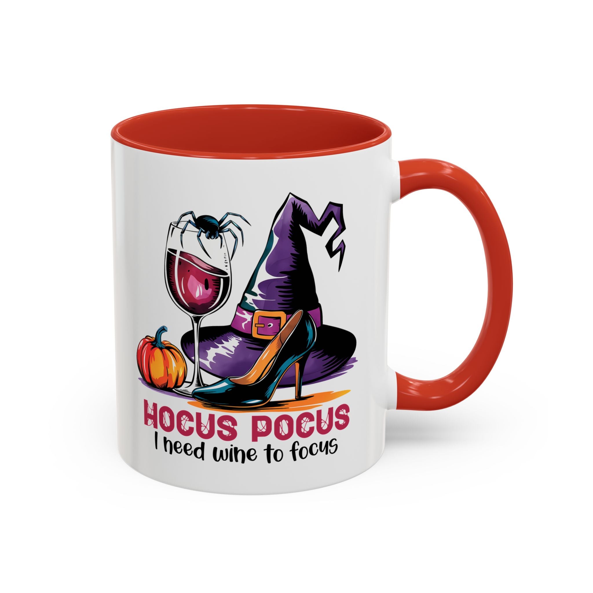 Spooky Witch Coffee Mug | Hocus Pocus Design, Unique Halloween Gift, Magic Brew Cup, Wine Lover's Mug, Cozy Autumn Decor