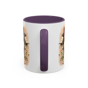 German Shepherd Accent Coffee Mug | Dog Lover Gift, Tasty Hot Beverage Cup, Pet Themed Kitchenware, Animal Adoption Cup, Unique Pet Gift