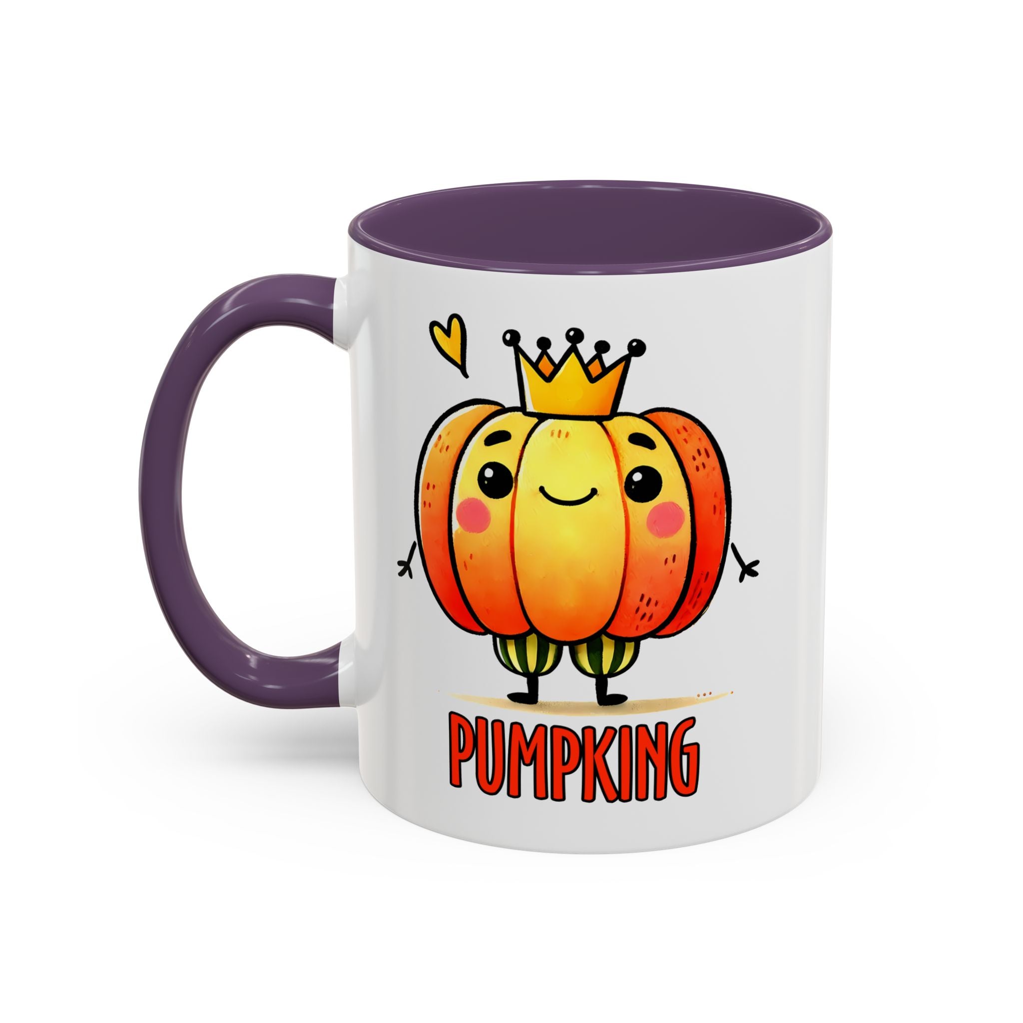 Pumpkin King Coffee Mug, Cute Mug for Fall, Halloween Decor, Gift for Pumpkin Lovers, Funny Holiday Mug, Fun Kitchenware