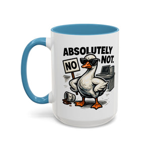 Sassy Coffee Mug, Humorous Gift for Geese Lovers, Fun Office Desk Decor, Funny Animal Cup, Quirky Kitchenware