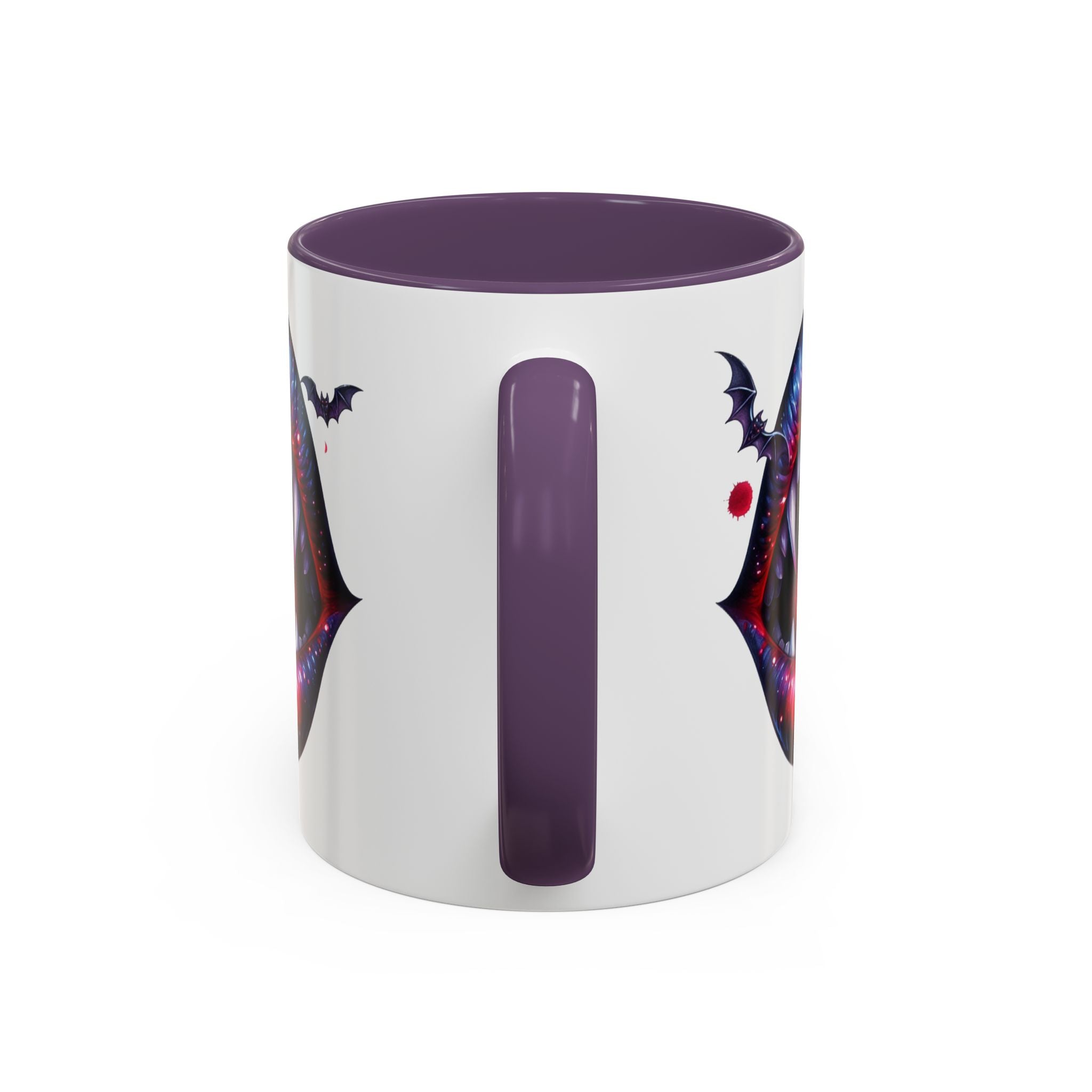 Vampire Lips Coffee Mug, Gothic Drinkware, Halloween Gift, Spooky Kitchen Decor, Vampires, Halloween Party Accessories