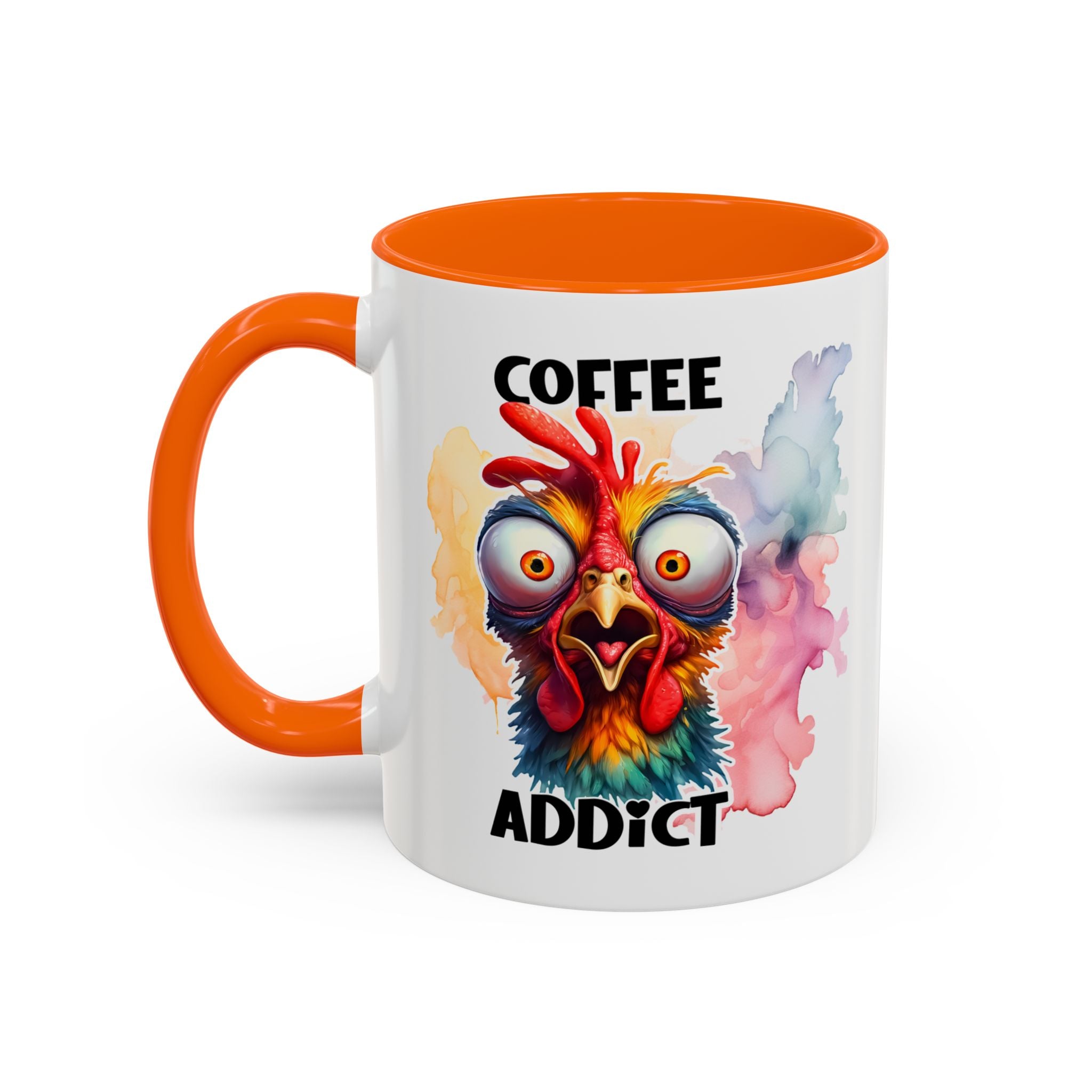 Coffee Addict Mug, Funny Coffee Lover Gift, Unique Kitchen Decor, Quirky Morning Brew Cup, Perfect for Birthdays & Holidays